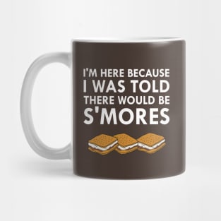 I Was Told There Would Be S'Mores Camping Mug